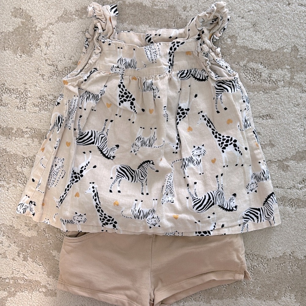 Koala Kids 2T zebra giraffe leopard set